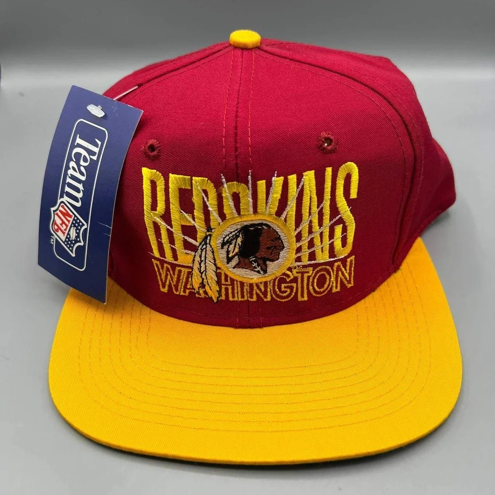 Vintage Washington Redskins Commanders Hat Men AJD‎ NFL Snap Back Cap New